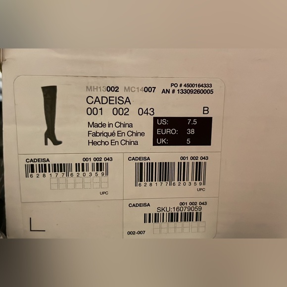 Leather healed high boots - Picture 3 of 4